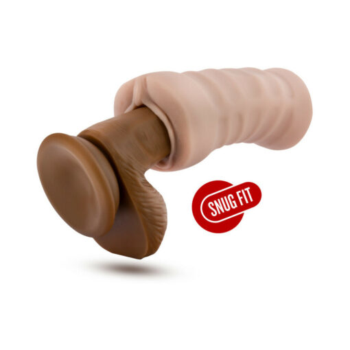 M for Men Ashley Vagina Stroker with Bullet Vibrator Beige - Image 5