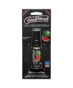 Oral Delight Watermelon Spray bottle featuring a juicy watermelon graphic and 1 fl oz size.