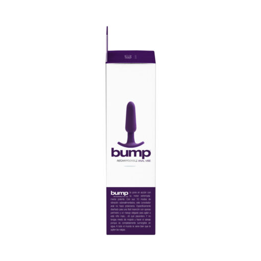VeDO Bump Rechargeable Anal Vibe - Deep Purple - Image 6