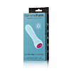Light blue FemmeFunn Booster Bullet Massager in hand