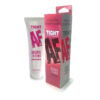 Tight AF Vaginal Tightener Cream 1.5 oz tube on a soft satin sheet with subtle pink lighting