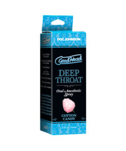 GoodHead Deep Throat Spray cotton candy flavor 2 fl oz bottle with spray top