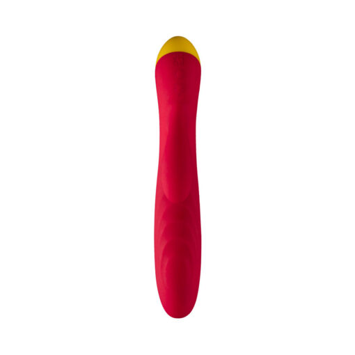 ROMP Jazz Rechargeable Silicone Rabbit Vibrator Berry - Image 3