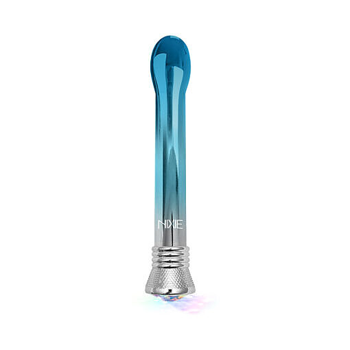 Nixie Waterproof 10-Function Bulb Vibe - Blue Ombre Glow - Image 2