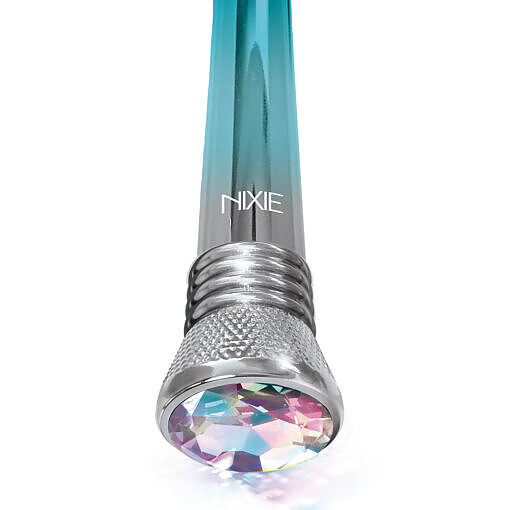 Nixie Waterproof 10-Function Bulb Vibe - Blue Ombre Glow - Image 3