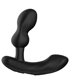 curved black silicone neck and perineum arm.
