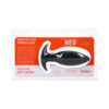 Tantus Neo Anal Plug in Onyx black silicone