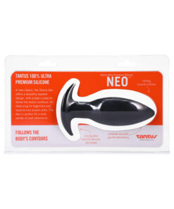 Tantus Neo Anal Plug in Onyx black silicone