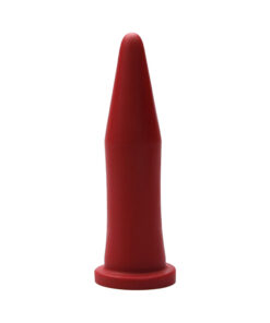 revealing five pronounced bands on a red silicone shaft.