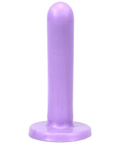 Tantus Silk Medium Dildo Lavender - smooth body-safe silicone dildo
