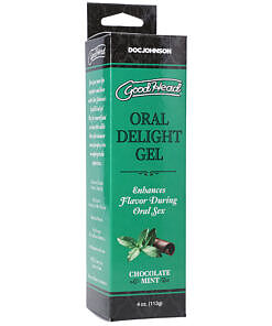 GoodHead Oral Delight Gel Chocolate Mint 4 oz bottle