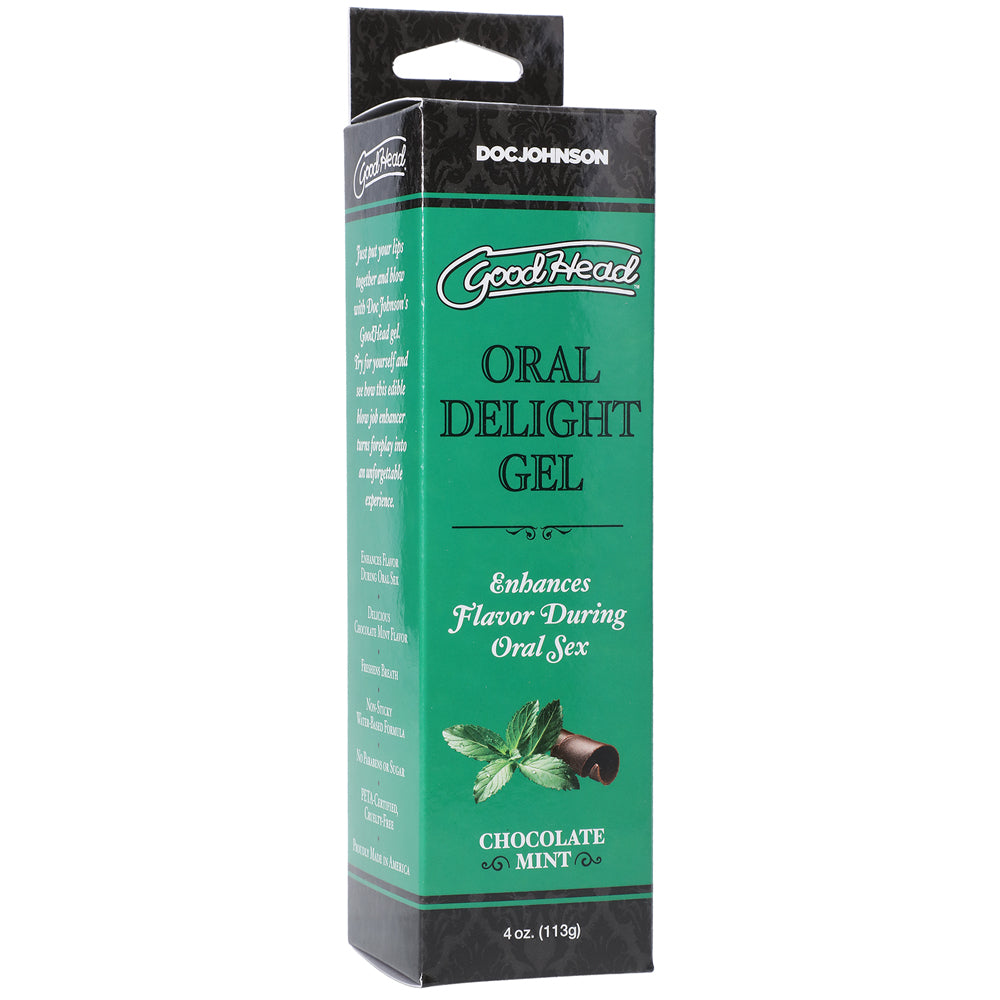 GoodHead Oral Delight Gel Chocolate Mint 4 oz bottle