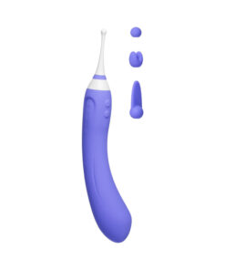 Lovense Hyphy vibrator in pink with dual-end design