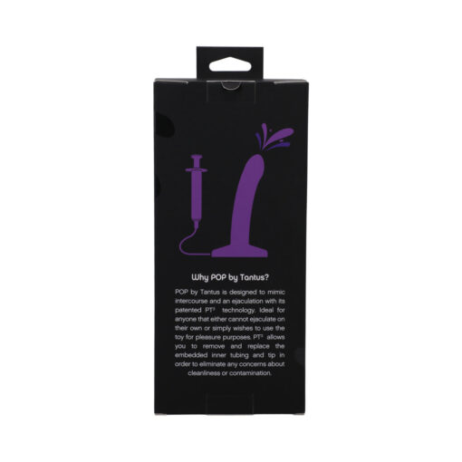 Tantus POP Slim Squrting Dildo Indiglow - Image 9