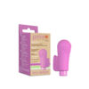Purple Blush Gaia Eco Delight bullet vibrator with natural rubber sleeve