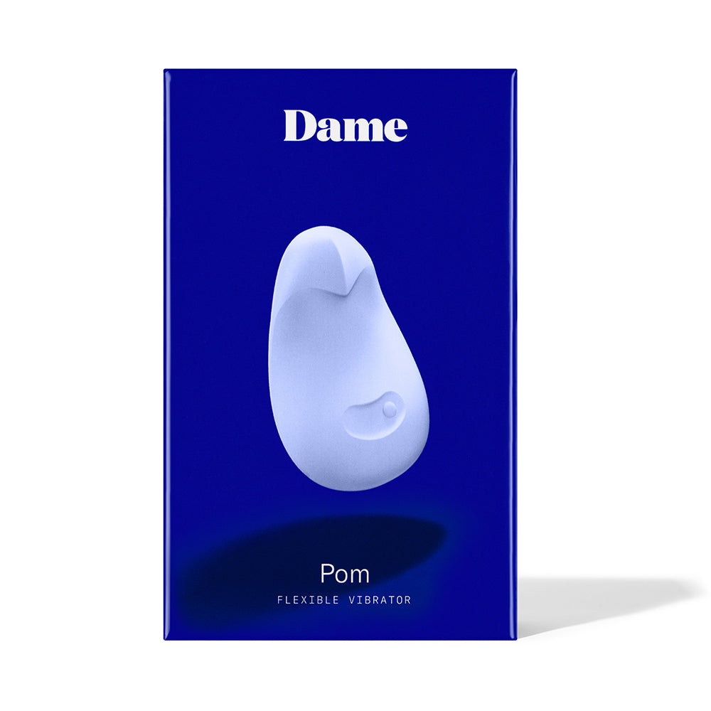 Dame Pom flexible vibrator in Ice