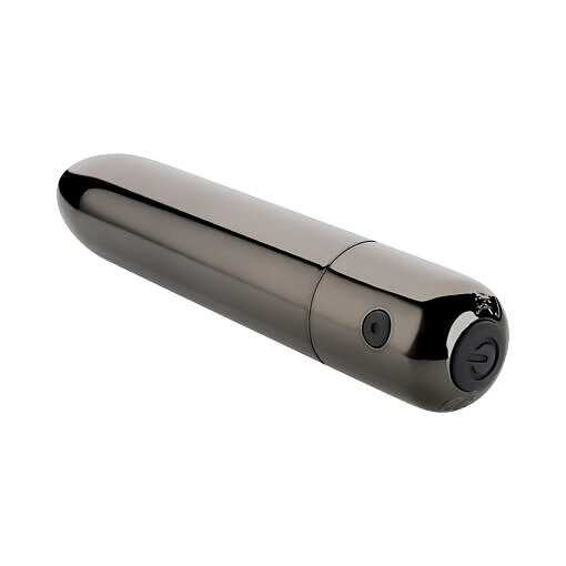 Evolved Real Simple Rechargeable Bullet Vibrator Black Chrome - Image 3