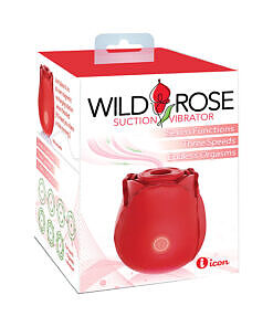 Wild Rose The Classic Suction Vibrator in Red