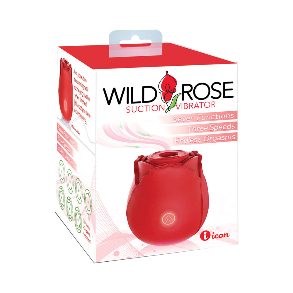 Wild Rose The Classic Suction Vibrator in Red