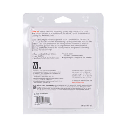 Tantus On The Go Silicone Packer Super Soft Emerald - Image 7