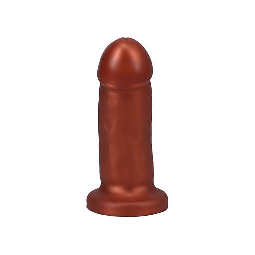 Tantus They/Them 5.5 in. Dildo Soft Copper - Image 4