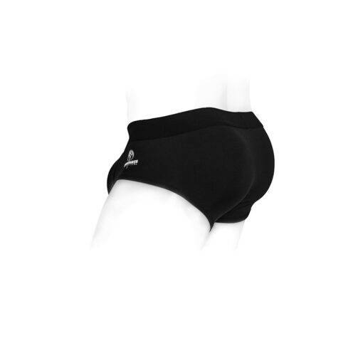 SpareParts Pete Briefs Nylon Packing Underwear Black Size XL - Image 3