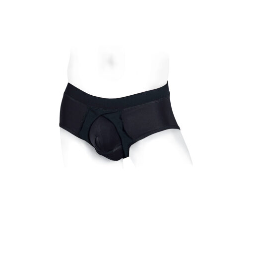 SpareParts Pete Briefs Nylon Packing Underwear Black Size XL - Image 5