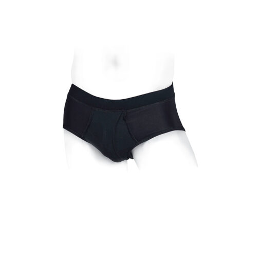 SpareParts Pete Briefs Nylon Packing Underwear Black Size XL - Image 6
