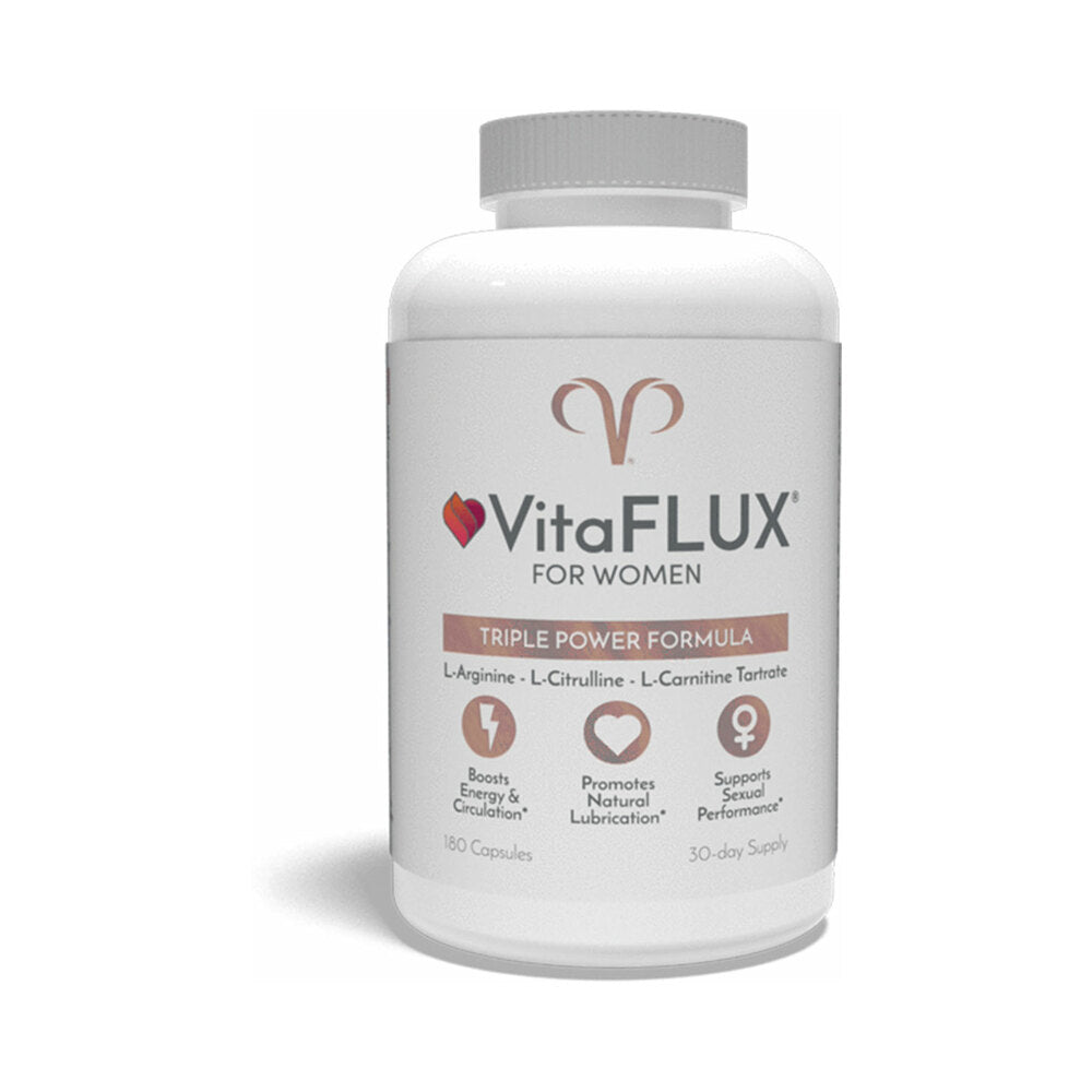 VitaFLUX for Women supplement bottle with 180 pills