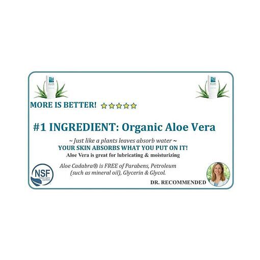 organic aloe lubricant.