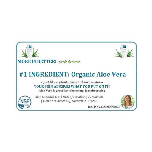 Aloe Cadabra Peppermint Tingle Aloe Lubricant 2.5 oz. - Image 2