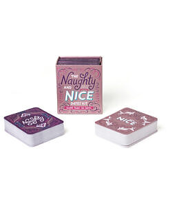 Naughty and Nice Dates Kit box with stack of colorful date idea cards
