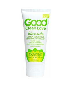 Good Clean Love BioNude Ultra Sensitive Personal Lubricant 3 oz bottle on a clean white background