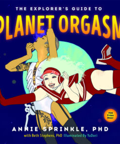 Paperback book with playful illustrated cover