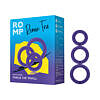ROMP Remix Trio three stretchy non-vibrating penis rings in black