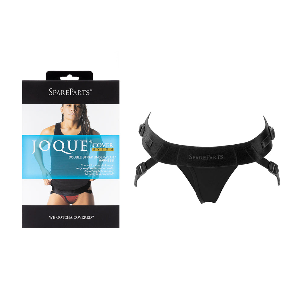 SpareParts Joque Cover Harness in black nylon with double straps