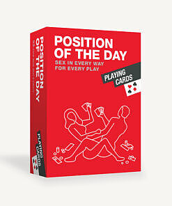 Position of Day playing cards deck with illustrated position cards and box