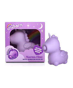 Unihorn Karma Lilac mini unicorn vibrator in soft lilac silicone