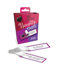 Naughty Tabs Game box