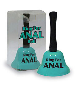 Teal anal bell by Little Genie on a white background