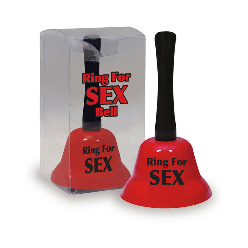 Little Genie Ring For Sex Bell Red on nightstand