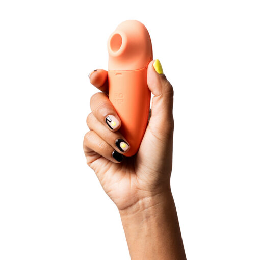 highlighting its compact size.