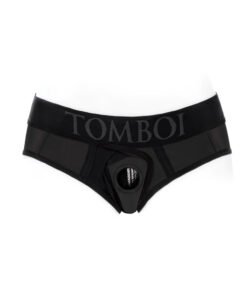 with brief cut and wide elastic waistband.
