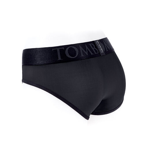 SpareParts Tomboi Cover Brief Style Underwear Harness Nylon Black/Black 4XL - Image 8