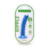 Me You Us 5.5 in. Ripple G-Spot Peg with curved rippled silicone shaft on a clean white background