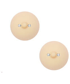 Neva Nude peek-a-boo piercing nipple pasties