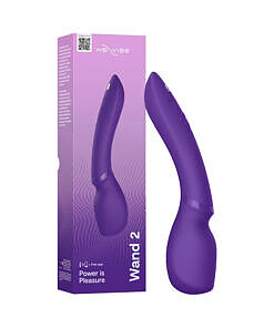 We-Vibe Wand 2 Purple massager with flexible head and ergonomic handle