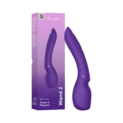 We-Vibe Wand 2 Purple massager with flexible head and ergonomic handle