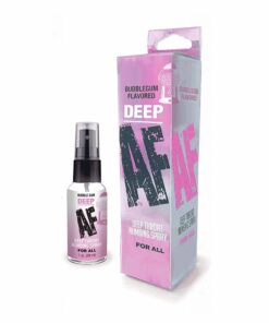 Deep AF Numbing Throat Spray bottle