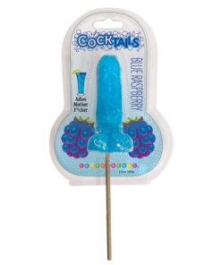 Cocktails 3D Lollipops Blue Raspeberry displayed on a white background